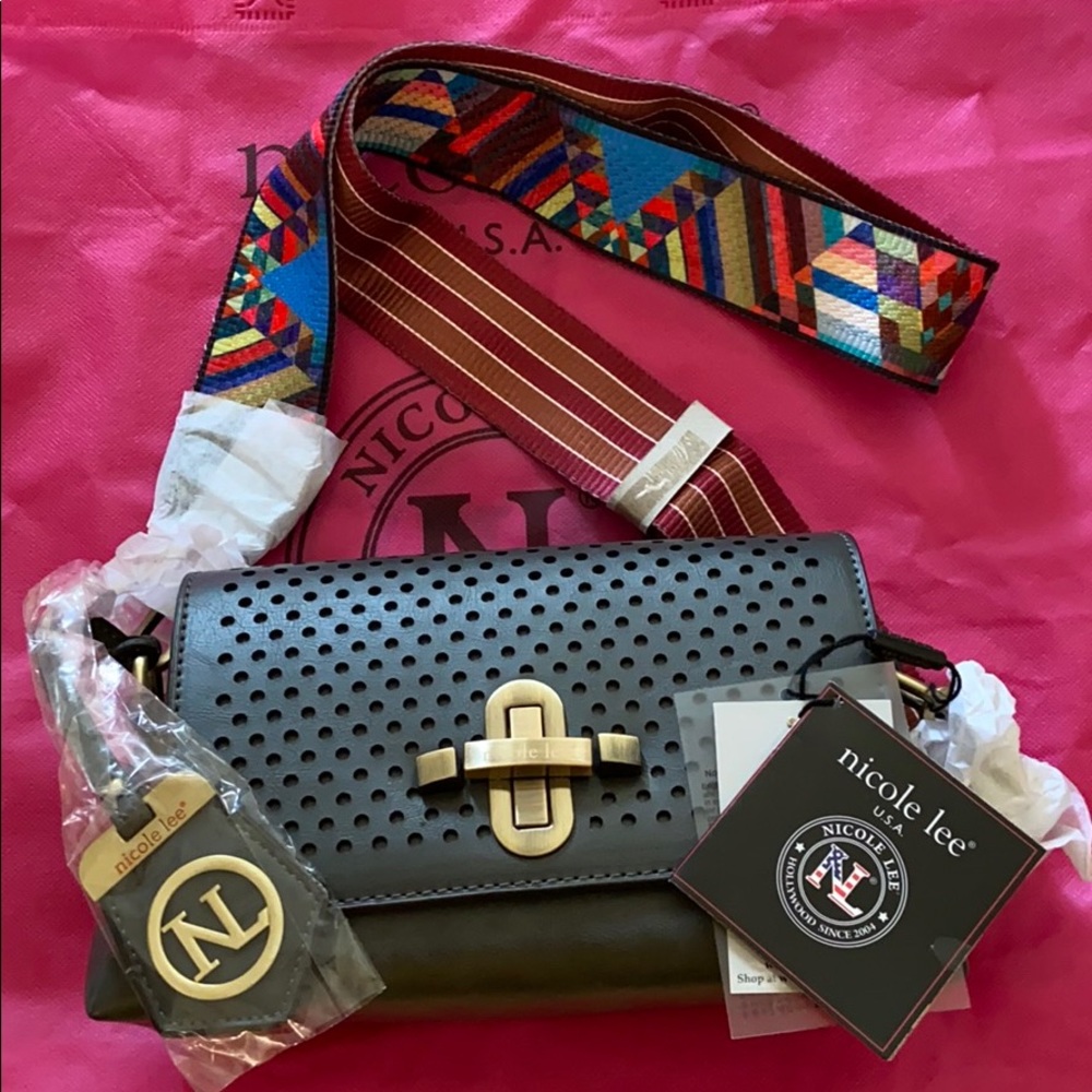 Nicole Lee Crossbody Bag w/ Interchangeable Straps
